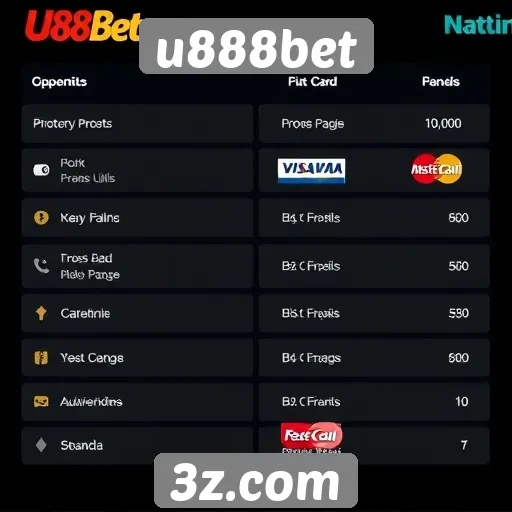 u888bet : Métodos de pagamento disponíveis no u888bet